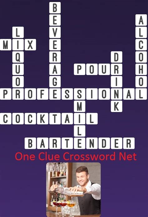 People who searched for this clue also searched for. . Assistant to mixologist crossword clue